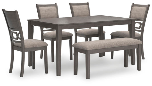 Wrenning Dining Room Table Set (6/CN) Signature Design by Ashley®