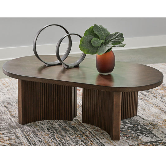 Korestone Oval Cocktail Table Signature Design by Ashley®
