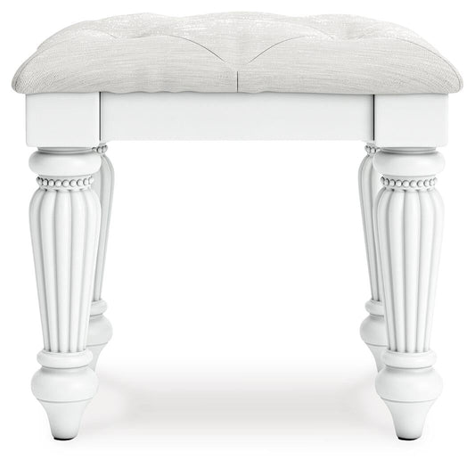 Kozlani Vanity Upholstered Stool Signature Design by Ashley®