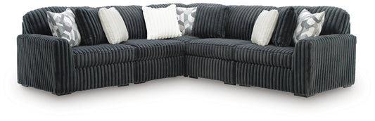 Midnight-Madness 5-Piece Sectional Signature Design by Ashley®