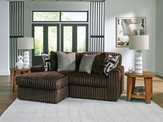 Midnight-Madness 2-Piece Sectional with Chaise Signature Design by Ashley®