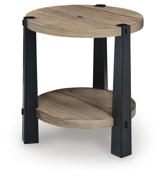 Ridgester Round End Table Signature Design by Ashley®