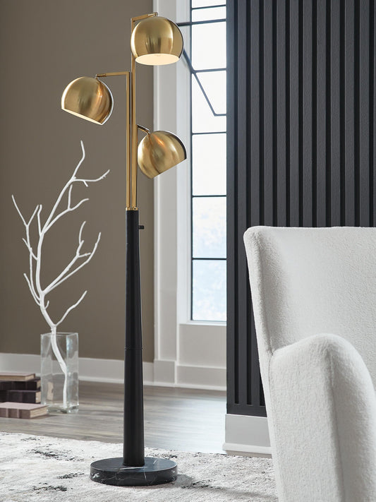 Sorcha Metal Floor Lamp (1/CN) Signature Design by Ashley®