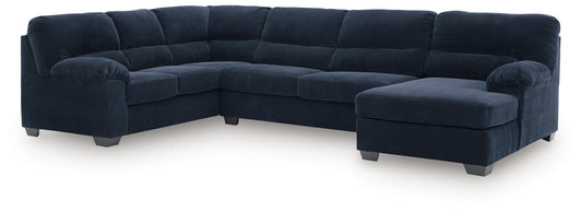 SimpleJoy 3-Piece Sectional with Chaise Signature Design by Ashley®