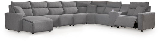 Modmax II 8-Piece Power Reclining Sectional with Console Signature Design by Ashley®