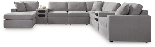 Modmax 8-Piece Sectional with Storage Chaise and Audio Consoles Signature Design by Ashley®