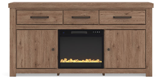 Garistyn 73" TV Stand with Electric Fireplace Signature Design by Ashley®