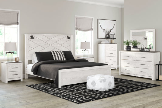 B1190-58 Ashley Furniture Gerridan King Panel Bedroom Set Package Ashley Furniture