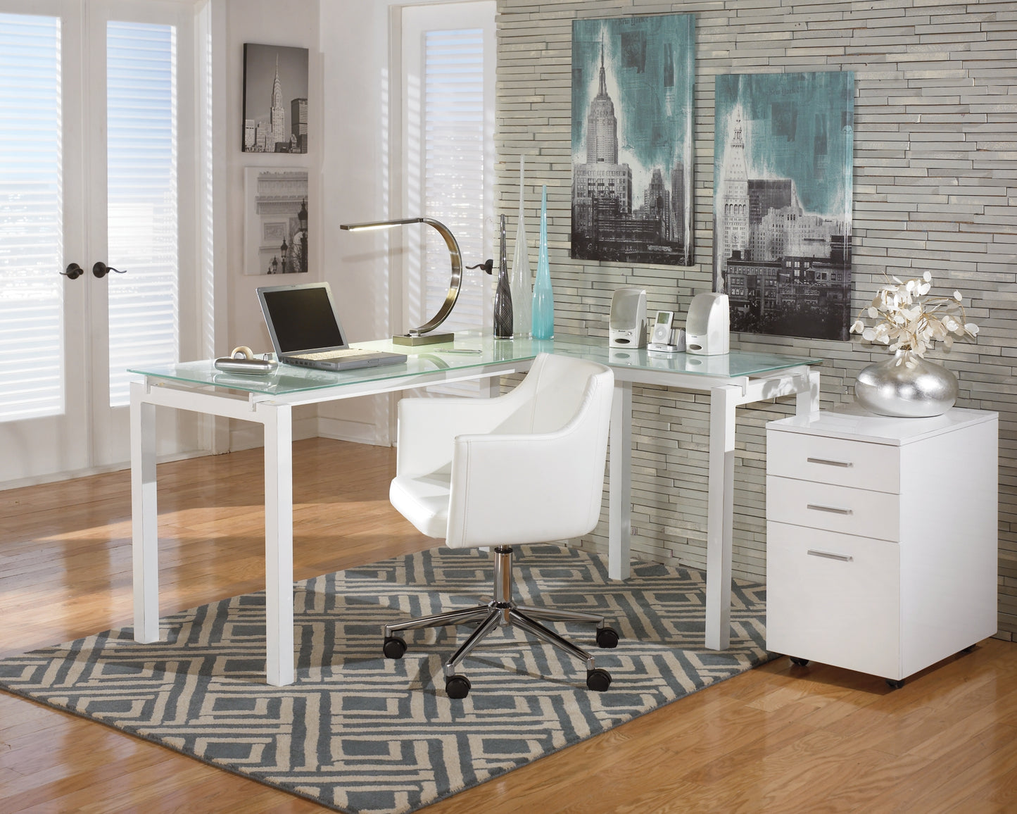 Baraga L-Desk Signature Design by Ashley®