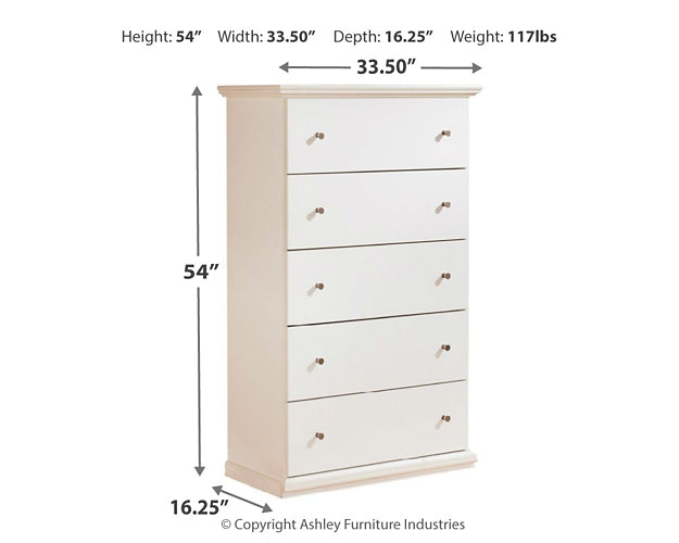 Bostwick Shoals Five Drawer Chest Signature Design by Ashley®
