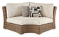 Beachcroft Curved Corner Chair w/Cushion Signature Design by Ashley®