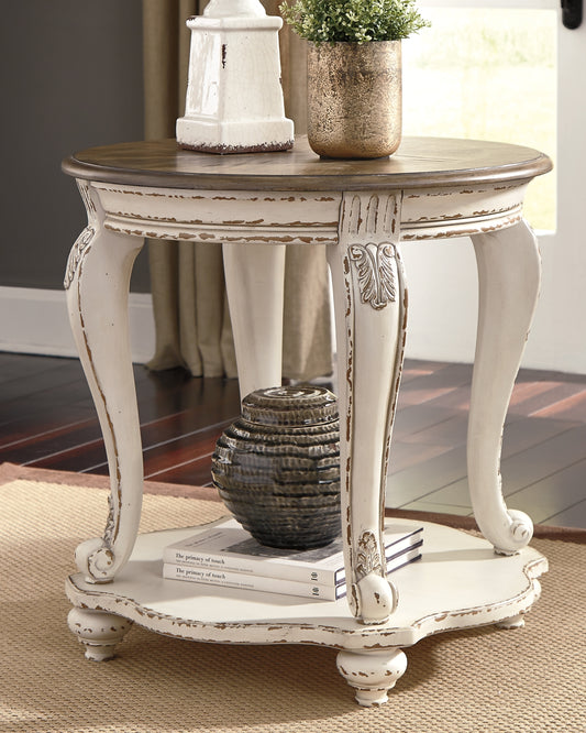 Realyn Round End Table Signature Design by Ashley®