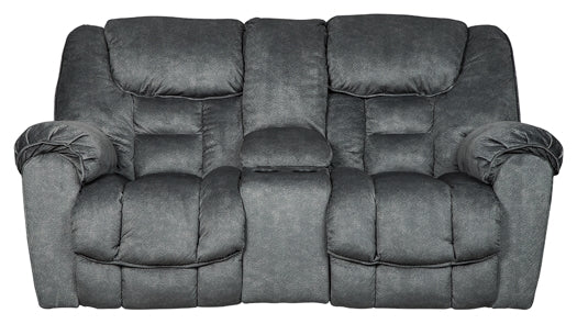 Capehorn DBL Rec Loveseat w/Console Signature Design by Ashley®