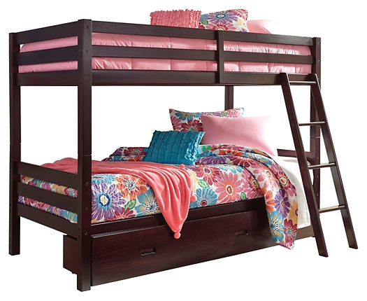 Halanton Twin over Twin Bunk Bed with 1 Large Storage Drawer Signature Design by Ashley®