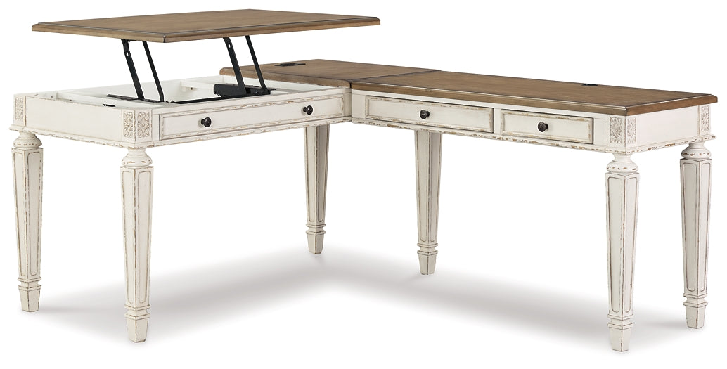 Realyn 2-Piece Home Office Desk Signature Design by Ashley®