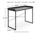 Yarlow Home Office Desk Signature Design by Ashley®