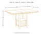 Haddigan Counter Height Dining Table and 6 Barstools Signature Design by Ashley®