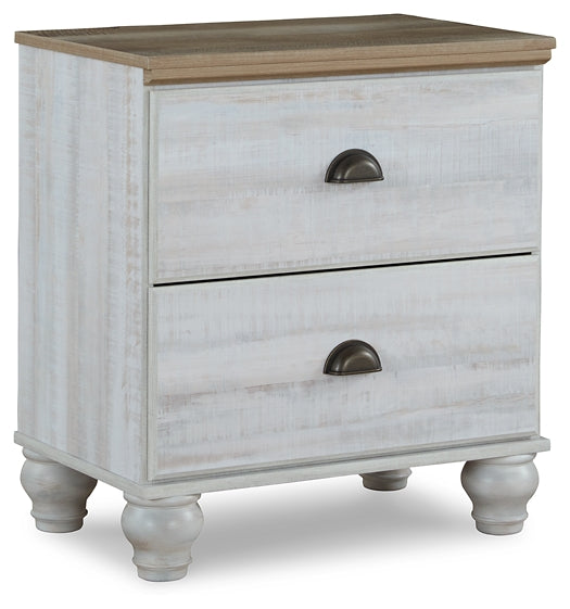 Haven Bay Two Drawer Night Stand Signature Design by Ashley®