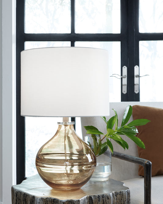 Lemmitt Glass Table Lamp (1/CN) Signature Design by Ashley®