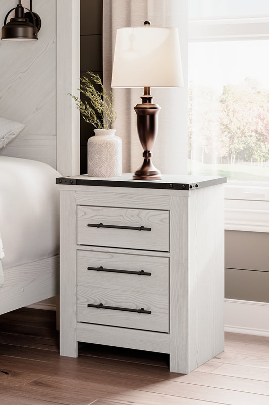 Schoenberg Two Drawer Night Stand Signature Design by Ashley®