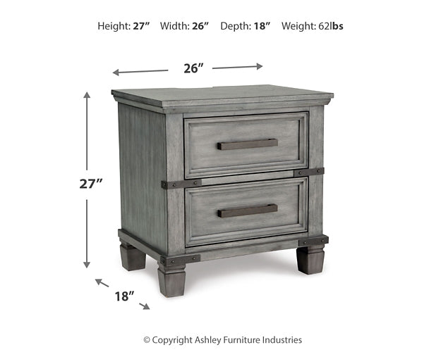 Russelyn Two Drawer Night Stand Signature Design by Ashley®