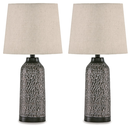 Lanson Metal Table Lamp (2/CN) Signature Design by Ashley®