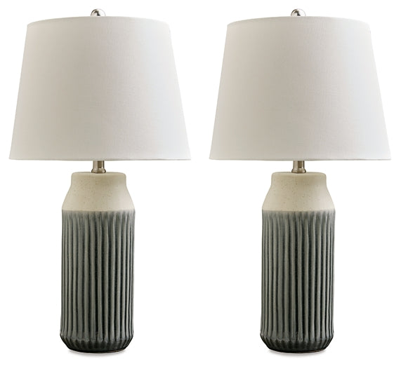 Afener Ceramic Table Lamp (2/CN) Signature Design by Ashley®