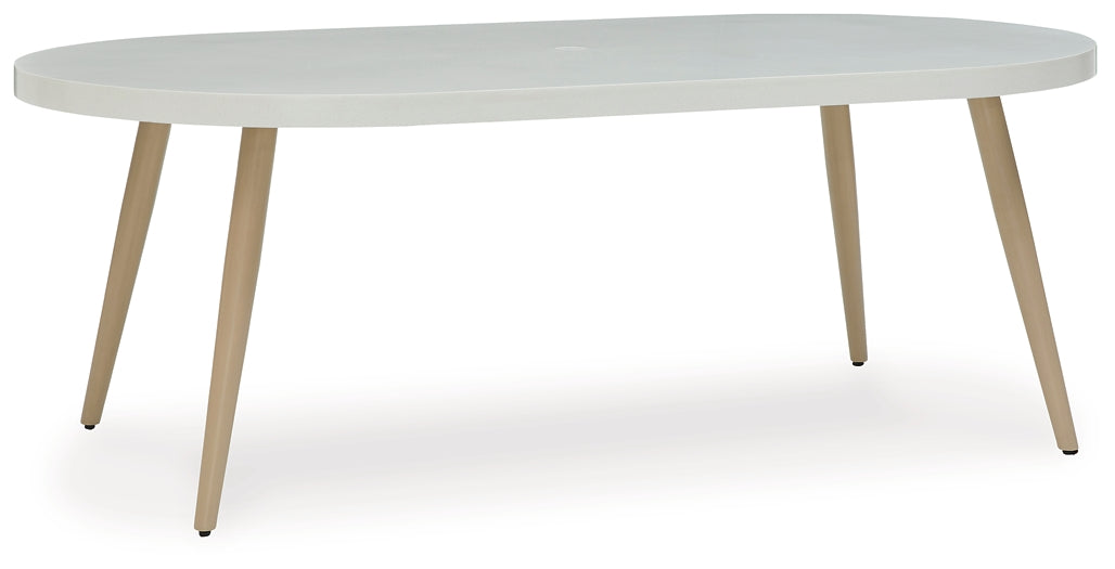 Seton Creek Oval Dining Table w/UMB OPT Signature Design by Ashley®