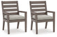 Hillside Barn Arm Chair With Cushion (2/CN) Signature Design by Ashley®