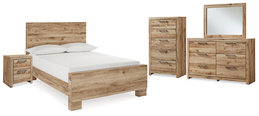 Hyanna Full Panel Bed with Mirrored Dresser, Chest and Nightstand Signature Design by Ashley®