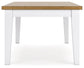 Ashbryn Rectangular Dining Room Table Signature Design by Ashley®