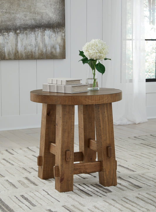 Mackifeld Round End Table Signature Design by Ashley®