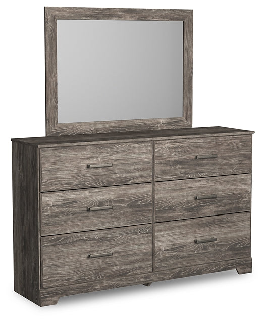 Ralinksi Twin Panel Bed with Mirrored Dresser and 2 Nightstands Signature Design by Ashley®