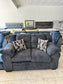 New Grey/Brown Delta Loveseat Only Trading Post