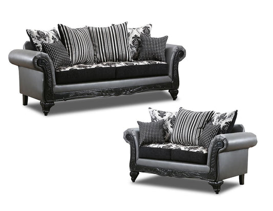 3177 Grenada Black Renegade 3 Piece Furniture Zone