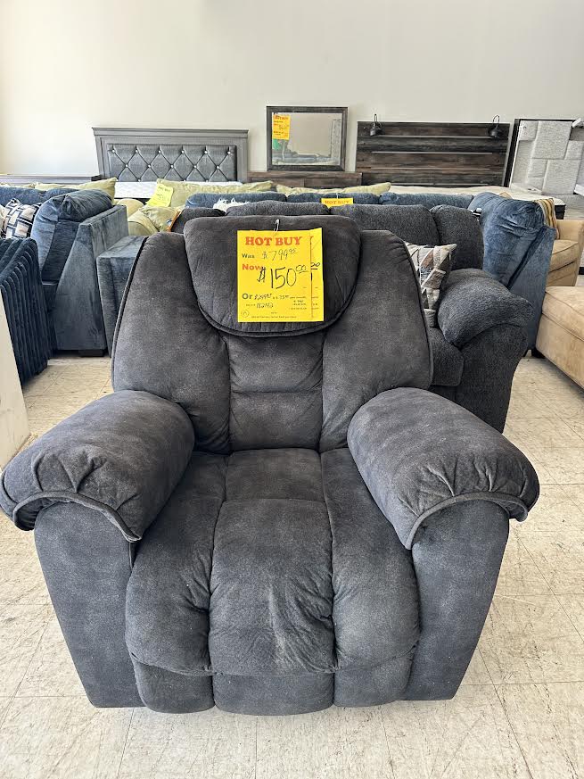 Used Grey Recliner Trading Post