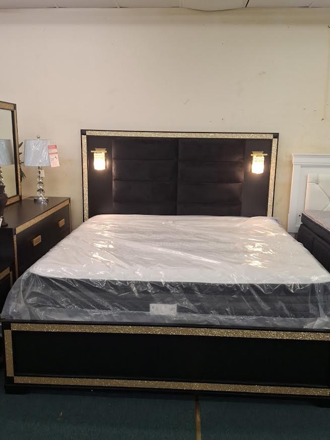 King Black Bedroom Set Trading Post