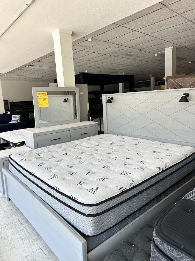 Used Grey King Bedroom Set Trading Post