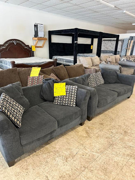 Used Grey Sofa and Loveseat Trading Post