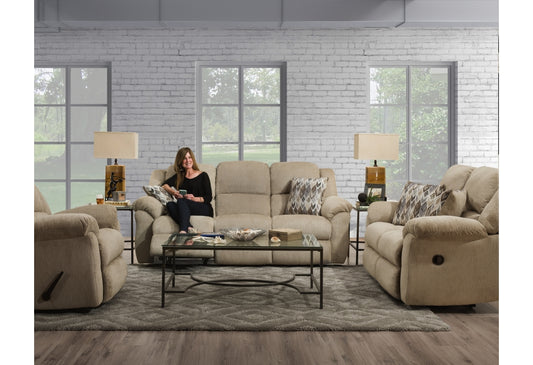 Fawn Double Reclining Sofa Loveseat HomeStretch