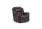 Coffebean Cowhide Lea Rocking Recliner HomeStretch