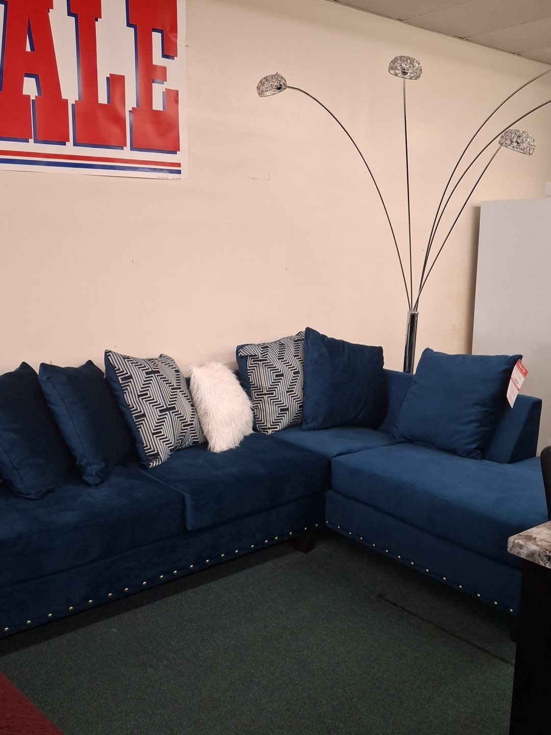 New Blue Sectional Trading Post