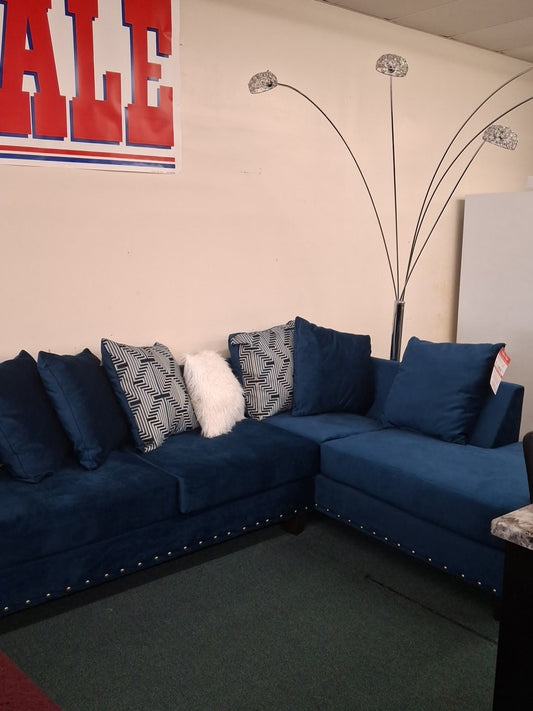 New Blue Sectional Trading Post