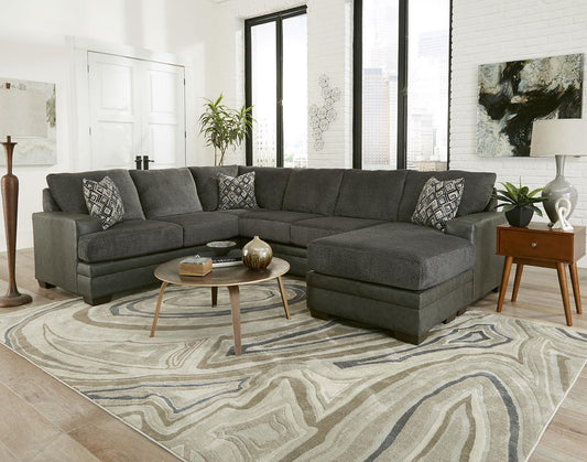 2720-03 Grey Sectional DELTA FURNITURE