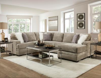 2760 Sectional Stationary with Chaise End DELTA FURNITURE