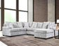 2775 Galactic Oyster Sectional With Chaise End DELTA FURNITURE