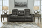 Soundcheck Power Reclining Sofa and Loveseat Ashley Furniture
