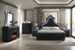 Majesty 2 Black Bedroom Set Happy Homes
