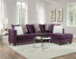 4176 Melon Purple Sofa Chaise DELTA FURNITURE