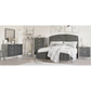 Contemporary Kailani Upholstered Bedroom Set New Classic Furniture
